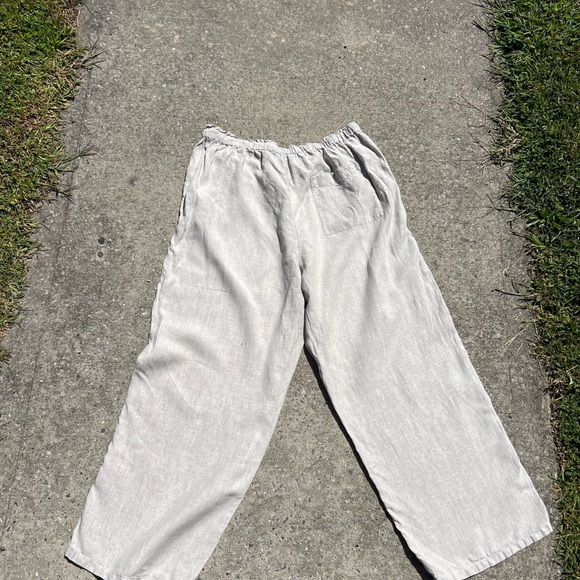 J. Crew Cream Wide Leg Pants - Picture 5 of 6